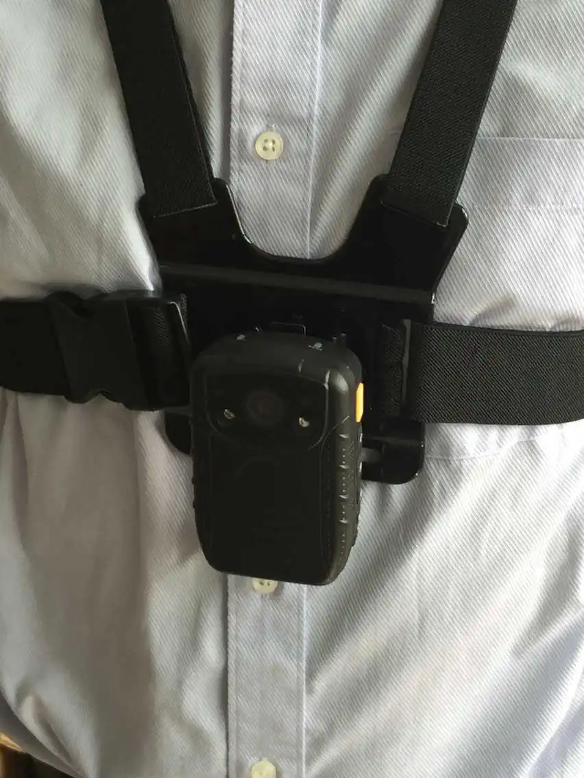 Harness of police body cameras