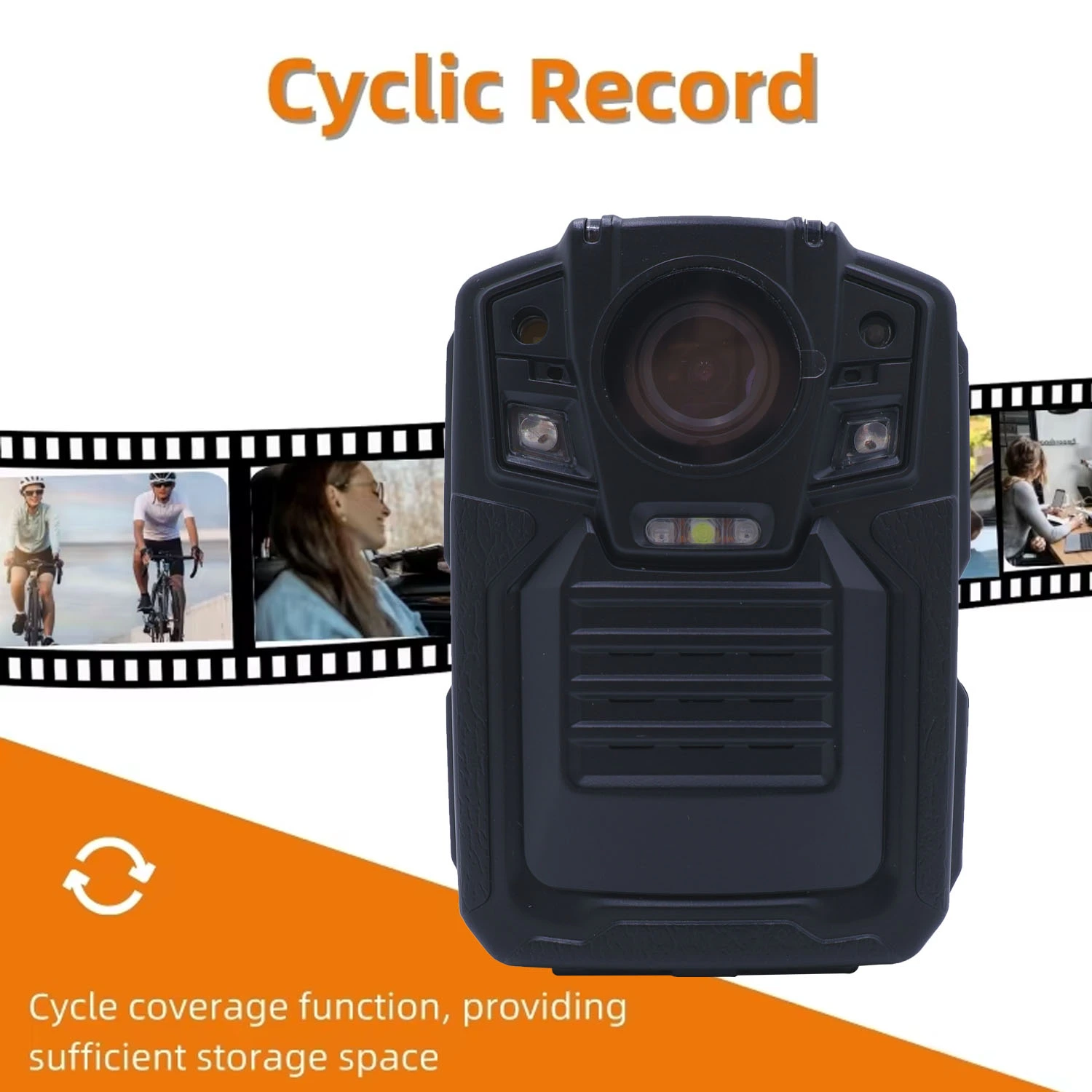 IP67 waterproof body camera