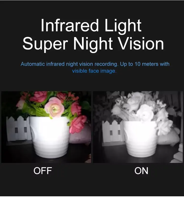 Night vision body worn cameras