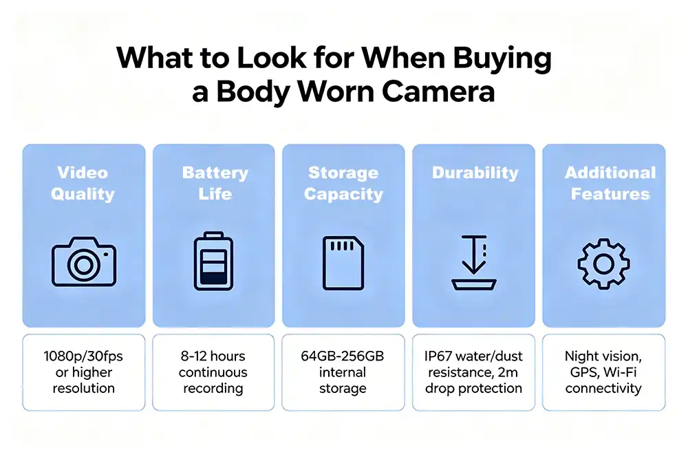 What to Look for When Buying a Body Worn Camera