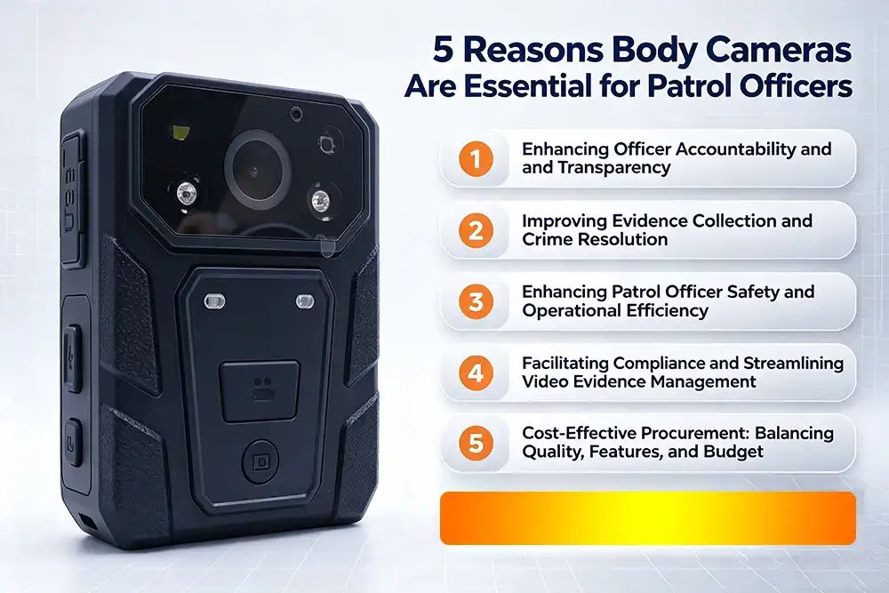 body camera for patrol officers