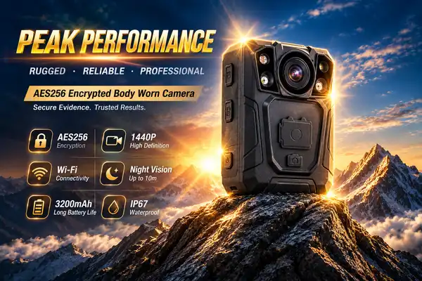 What is AES256 encryption for body worn cameras?