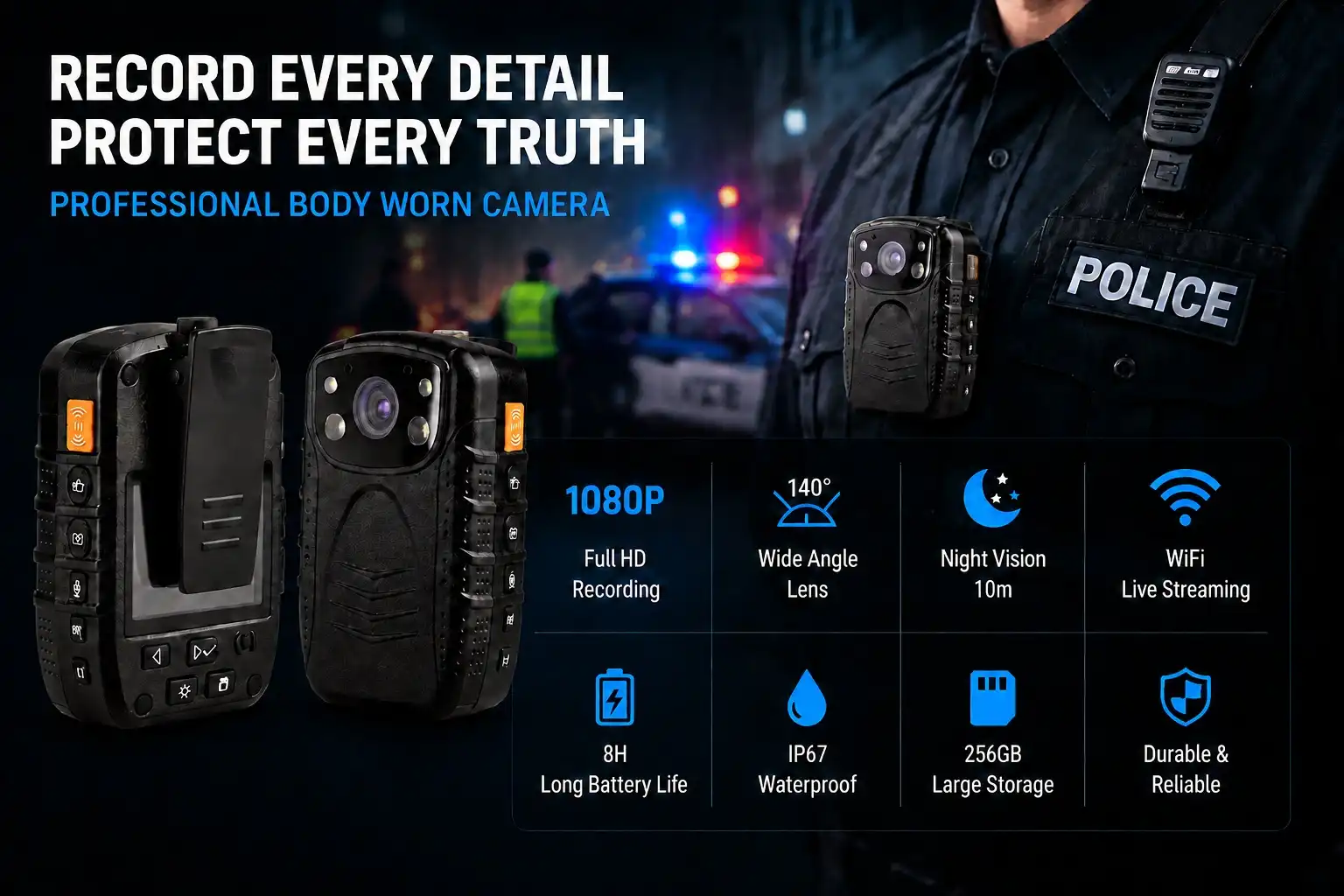 Everything You Need to Know About Waterproof Body Worn Camera