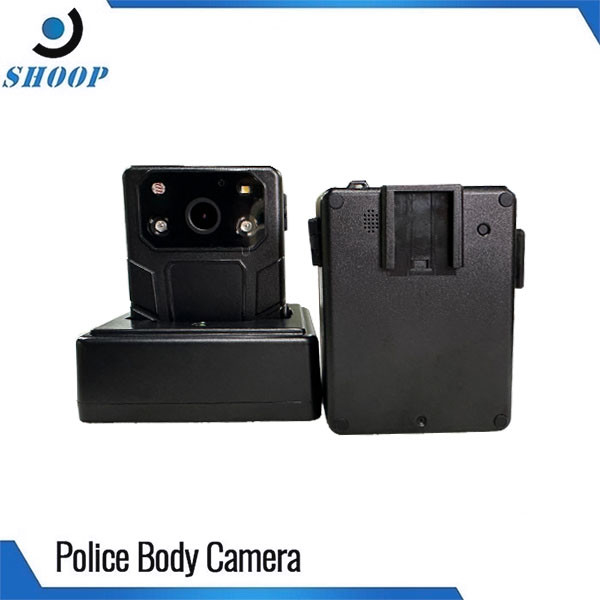 Waterproof 128GB GPS Body Cameras For Police Officers Without LCD Display