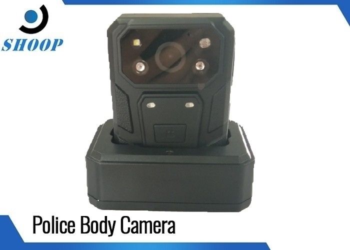 Build - In GPS Law Enforcement Body Camera , Police Body Cameras With 140 Degree Angle