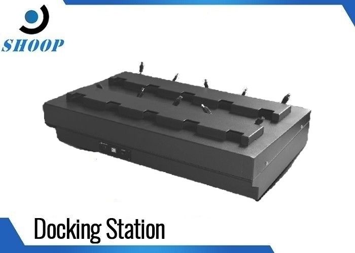 Police Body Camera Security Guard Docking Station Ten Ports Metal Material