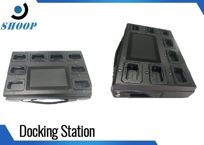 8 Ports 10 Inch Touch Screen Body Camera Laptop Docking Station Port USB 3.0