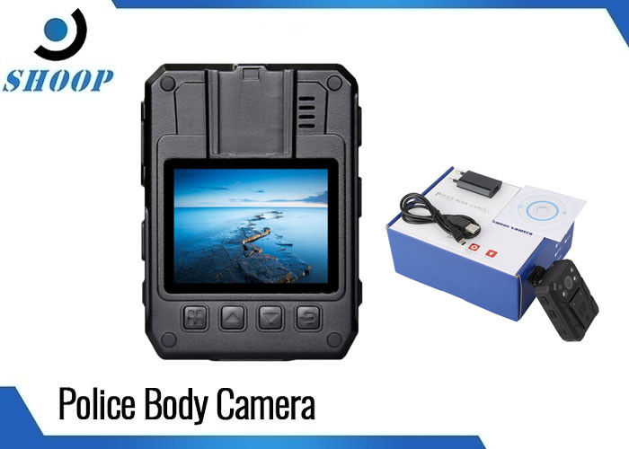 USB 2.0 1296P 4000mAh 5MP CMOS Night Vision Police Body Cameras With GPS