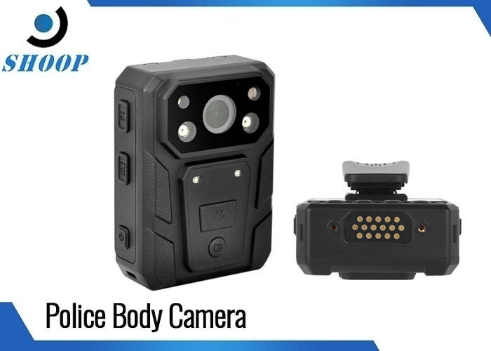 USB 2.0 1296P 4000mAh 5MP CMOS Night Vision Police Body Cameras With GPS