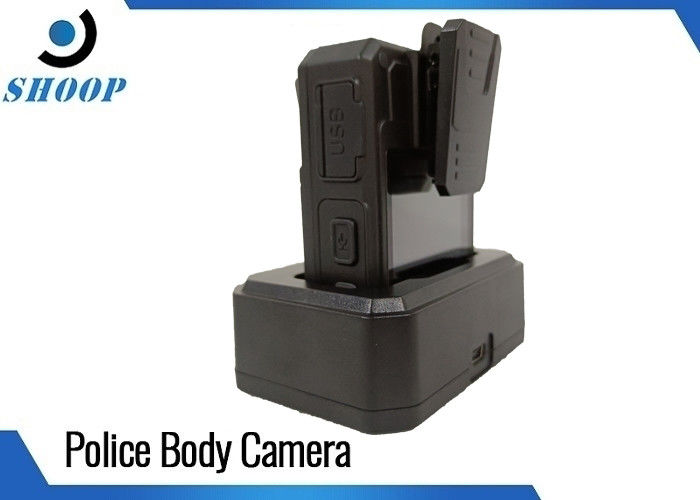 5MP CMOS H264 / H265 Wifi Security Police On Body Camera For Police Officers