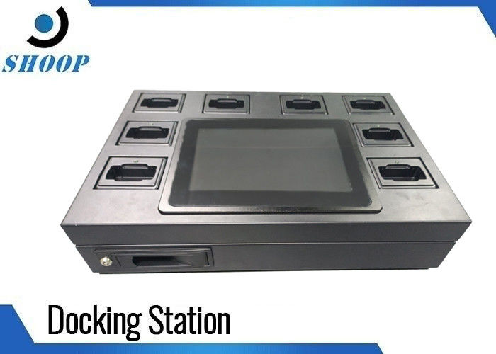 Software DEMS Police Body Camera Docking Station Intel Core I3 With LCD Display