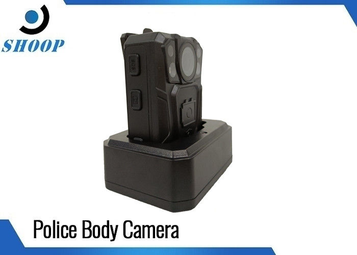 5MP CMOS H264 / H265 Wifi Security Police On Body Camera For Police Officers
