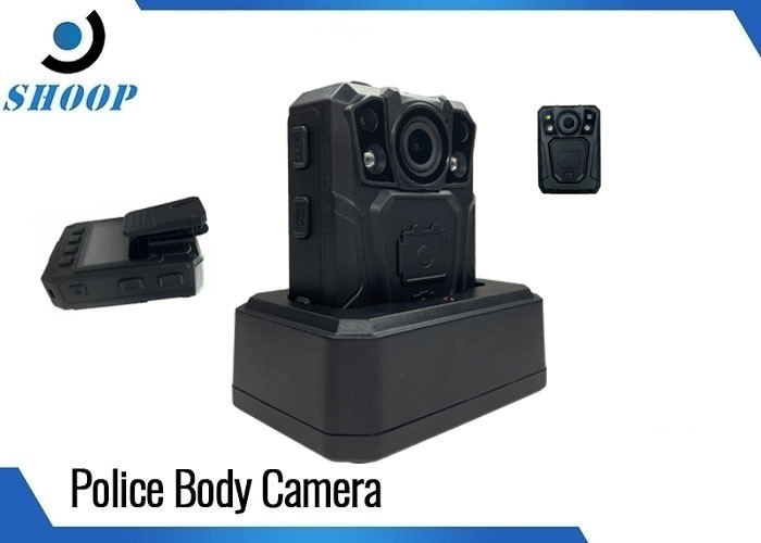 Lightweight 128GB IP67 Body Worn Police Cameras With LCD Display