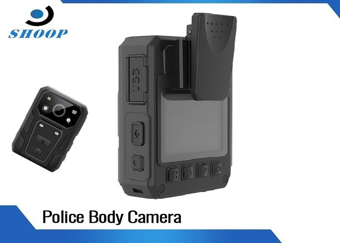 Police Body Worn Surveillance Cameras 4G GPS WIFI Cam With 2 Inch Display