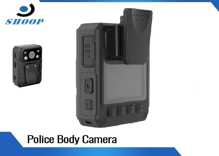 Police Body Worn Surveillance Cameras 4G GPS WIFI Cam With 2 Inch Display