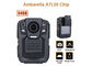 Remote Control Security Body Camera Ip67 Water Proof With 1296P IR LED Light